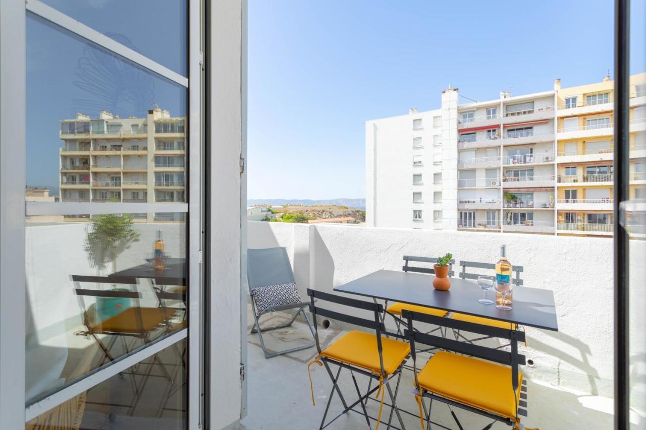 Maisonmars - Catalans Sur Mer - Appartement 1 Chambre - 4 Pers - Terrasse Vue Mer Clim Марсель Экстерьер фото